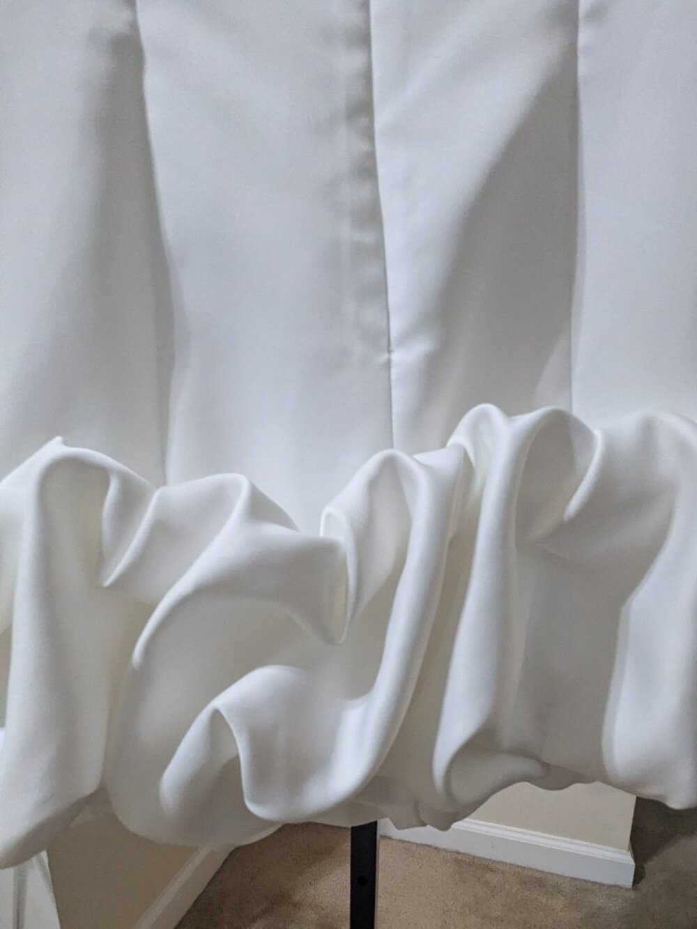 Sienna Satin Mini Dress - White - 1XL - Picture 11 of 11